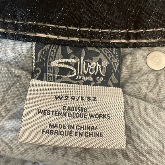 Silver Suki Surplus 29x32 High Rise Bootcut Jeans Dark Wash - Picture 8 of 10